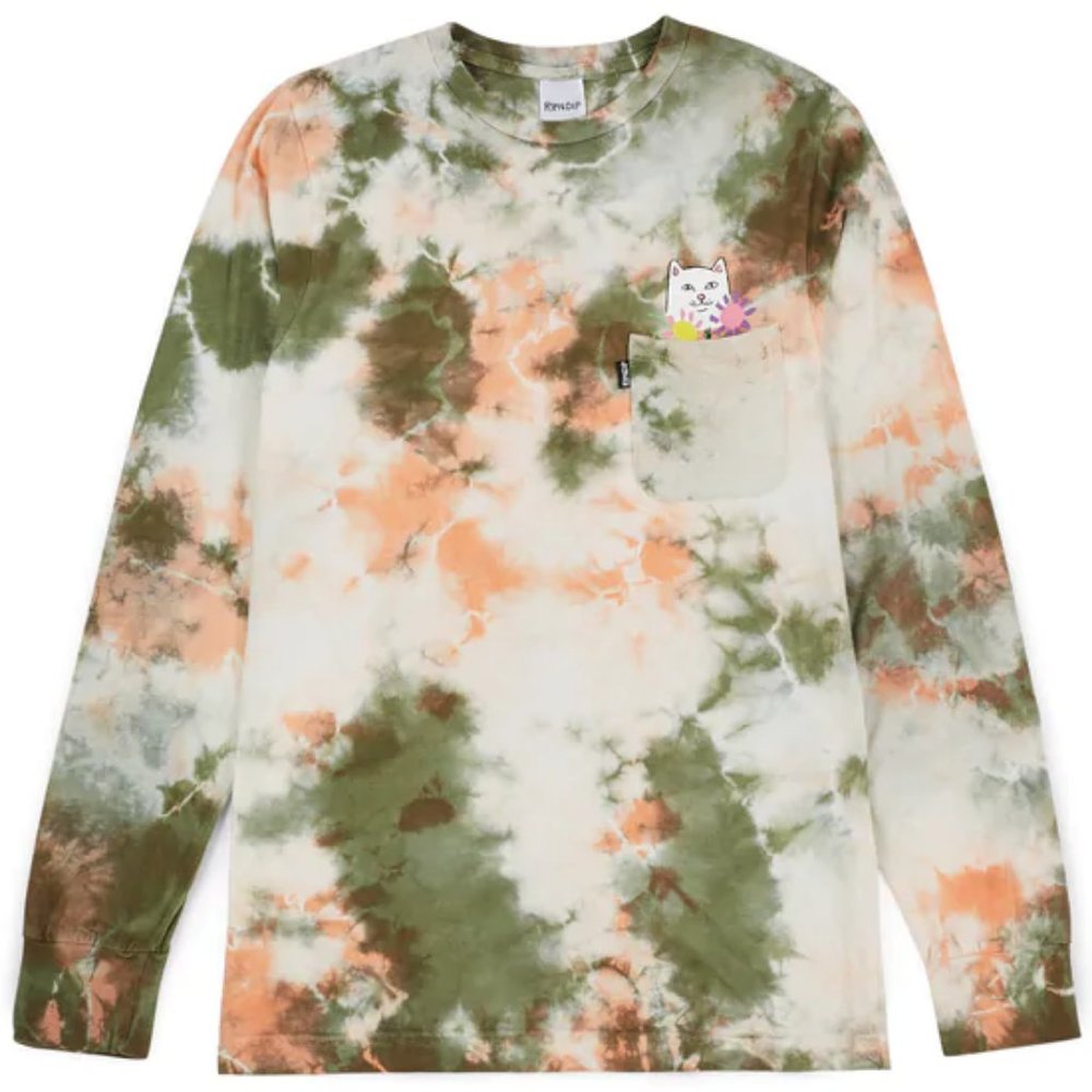 RIPNDIP 🌼 Flowers For Bae Long Sleeve Pocket Tee